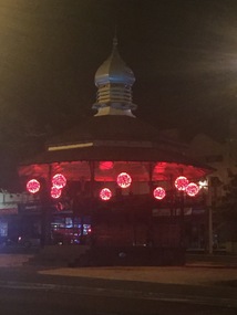 Photograph - Colour, Christmas Lights in Sturt Street, Ballarat, 2016, 12/2016