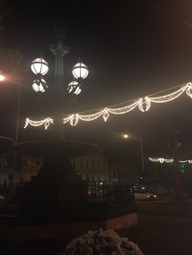 Photograph - Colour, Christmas Lights in Sturt Street, Ballarat, 2016, 12/2016