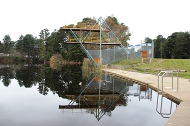 Photograph - digital photographs, Lisa Gervasoni, Creswick pre Olympic swimming pool, c2010-2017