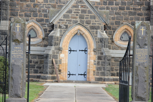 Bluestone church