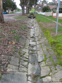 Castlemaine Bluestone Gutter, in Urquhart Stree