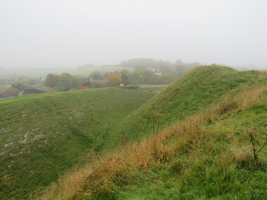 Photograph - Colour, Earth Banks, Old Sarum, England, 2016, 01 November 2016