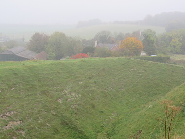 Photograph - Colour, Earth Banks, Old Sarum, England, 01 November 2016