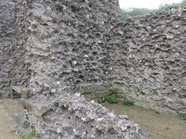 Photograph - Colour, Stonework, Old Sarum, England, English Heritage Site, 01 November 2016