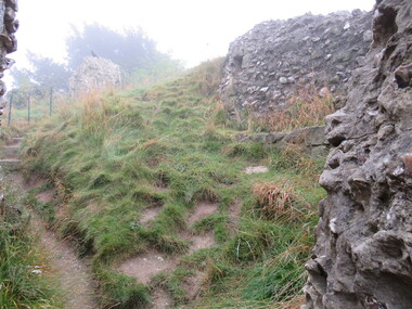 Photograph - Colour, Stonework, Old Sarum, England, English Heritage Site, 01 November 2016