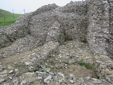 Photograph - Colour, Stonework, Old Sarum, England, English Heritage Site, 2016, 01 November 2016