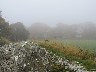 Photograph - Colour, Stonework, Old Sarum, England, English Heritage Site, 01 November 2016