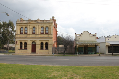 Photograph - Photograph - Colour, L.J. Gervasoni, Former Bank of Victoria, Avoca, 2011, 06/08/2011