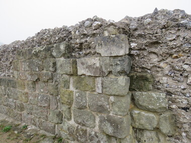 Photograph - Colour, Masons' Marks, Old Sarum, England, English Heritage Site, 2016, 01 November 2016