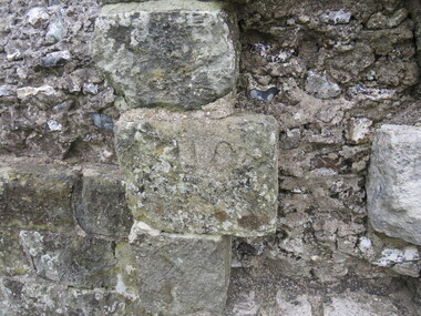 Photograph - Colour, Masons' Marks, Old Sarum, England, English Heritage Site, 2016, 01 November 2016