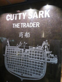 Photograph - Colour, Cutty Sark vessel and exhibition (executed in English and Chinese), Greenwich, England, 2016, 6 November 2016