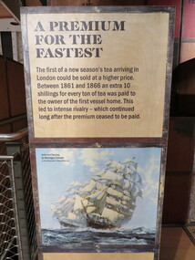 Photograph - Colour, Cutty Sark vessel and exhibition (executed in English and Chinese), Greenwich, England, 2017, 6 November 2016