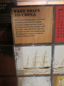 Photograph - Colour, Cutty Sark vessel and exhibition (executed in English and Chinese), Greenwich, England, 2016, 6 November 2016