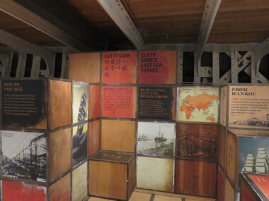 Photograph - Colour, Cutty Sark vessel and exhibition (executed in English and Chinese), Greenwich, England, 6 November 2016