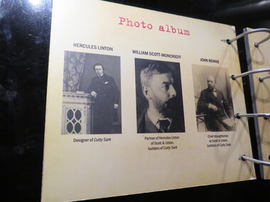 Photograph - Colour, Cutty Sark vessel and exhibition (Ship's Manual), Greenwich, England, 6 November 2016