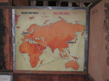 Photograph - Colour, Cutty Sark vessel and exhibition (Sailing Ship Route), Greenwich, England, 2016, 6 November 2016