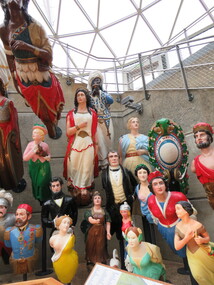 Photograph - Colour, Figureheads, Cutty Sark vessel and exhibition, Greenwich, England, 6 November 2016