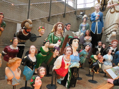 Photograph - Colour, Figureheads, Cutty Sark vessel and exhibition, Greenwich, England, 6 November 2016