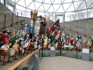 Photograph - Colour, Figureheads, Cutty Sark vessel and exhibition, Greenwich, England, 6 November 2016