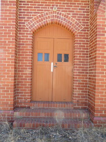 Photograph, Clare Gervasoni, Door to St Paul's Church of England, Henty, 2015, 22/12/2015