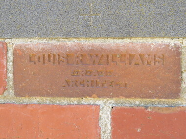 Photograph, Clare Gervasoni, Memorial plaque at St Paul's Church of England, Henty, 2015, 22/12/2015
