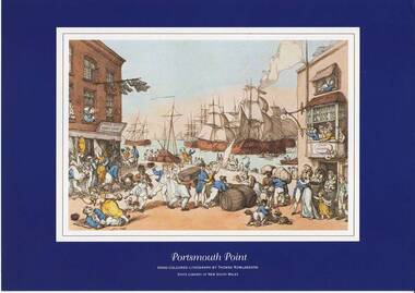 Print, One of a set of prints, Portsmouth Point