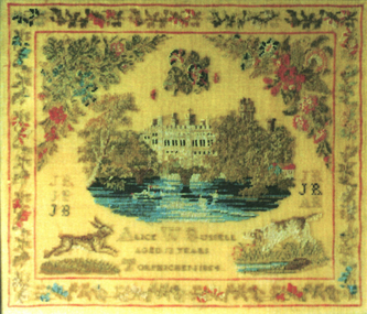 Photograph - Colour, Tapestry made by Alice Webb Russell in 1854
