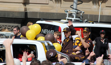 digital photographs, Lisa Gervasoni, Grand Final Parade, c2015