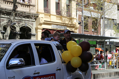 digital photographs, Lisa Gervasoni, Grand Final Parade, c2015