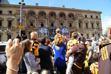 digital photographs, Lisa Gervasoni, Grand Final Parade, c2015