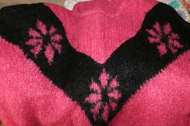Photograph - Colour, Jumper handknitted by Elwyn Kinnane