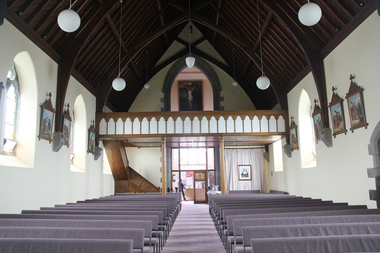 Digital photograph, Lisa Gervasoni, Interior of All Saints Catholic Church, Portland, Victoria, 2015, c2015