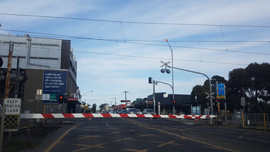 Photograph - Digital photograph, Lisa Gervasoni, Coburg Railway Gates, 2017, 2017