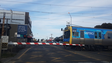Photograph - Digital photograph, Lisa Gervasoni, Coburg Railway Gates, 2017