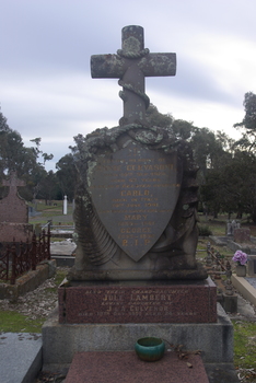 Gravestone in Sandon Cemetery