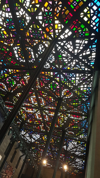 Stained glass ceiling 