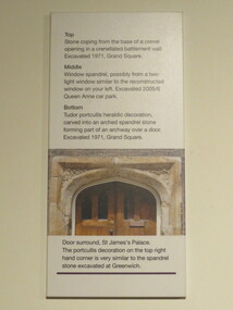 Photograph - Colour, Sign, Greenwich Chapel and Museum, England