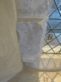 Photograph - Colour, Greenwich Chapel and Museum, England, Mason's Mark on stonework