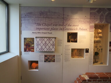 Photograph - Colour, Information panel, Greenwich Chapel and Museum, England, 2016