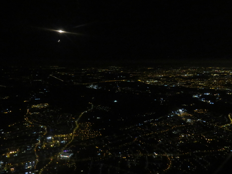  London by night aerial