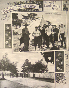 Image, Australian Expeditionary Force Training Camp at Ballarat, 1915, 1915