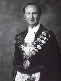 Photograph - digital copy, Mayoral Portrait of John Hogan Gervasoni, Mayor of Kew 1979-80, 1979