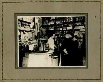 Photograph - Black and White, J.W. King's Licenced Grocery, Wills Square, Daylesford, c1937