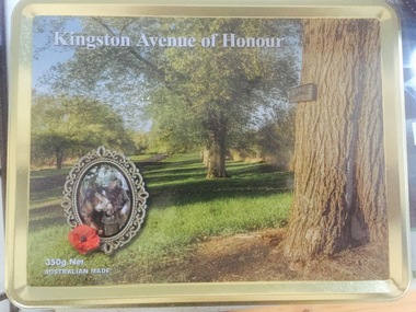 Photograph - Photograph - Colour, Kingston Avenue of Honour Centenary Biscuit Tin, 2018, 06/2018