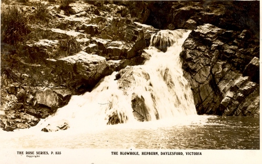 Photograph - Postcard, Rose, The Blowhole, Hepburn, Victoria