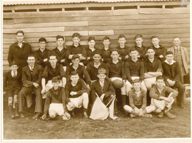 Photograph - Photograph - Black and White, Hepburn Football Club, 1940s, 1940s