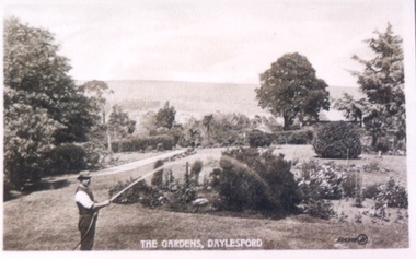 Postcard, Wombat Hill Gardens, Daylesford