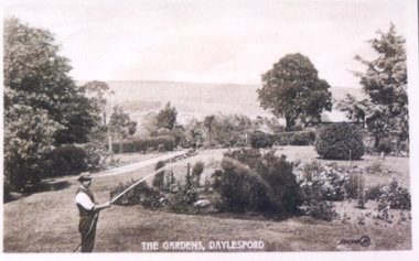 Photograph - Postcard, Wombat Hill Gardens, Daylesford