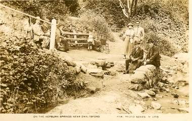 Postcard, On the Hepburn Springs near Daylesford