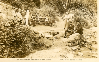 Photograph - Postcard, On the Hepburn Springs near Daylesford